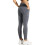 Ζεστά παντελόνια γιόγκα για γυναίκες, θερμικά κολάν με ψηλή μέση και τσέπες, 5