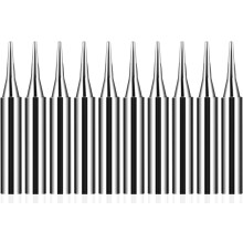 Soldering Iron Tips, Electroplated Quality Oxygen-Copper Advanced Production Process 10PCS, Fit Hakko for Replaceable Soldering Station Tools,