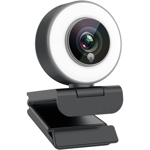 Κάμερα web UltraCam: Full Hd1080P, οριζόντια περιστροφή 360 μοιρών, διπλά μικρόφωνα ακύρωσης