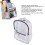 Large Clear PVC Backpack with Reinforced Straps, 20L Capacity 4