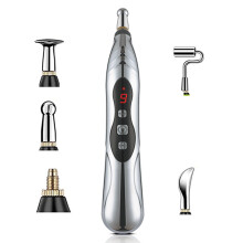 Acupuncture Pen, 3 Massage Heads For Unique Experiences, Multi-Functional Application, Portable Health Pain Relief, Digital Display With Adjustable