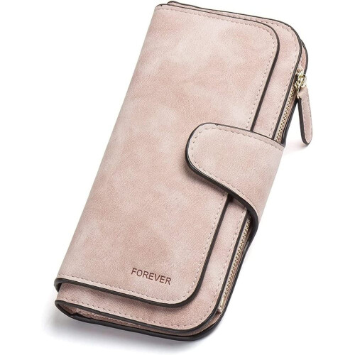 Stylish Ladies' Wallet, Folded Design With Document Window, Elegant And Practical Accessory
