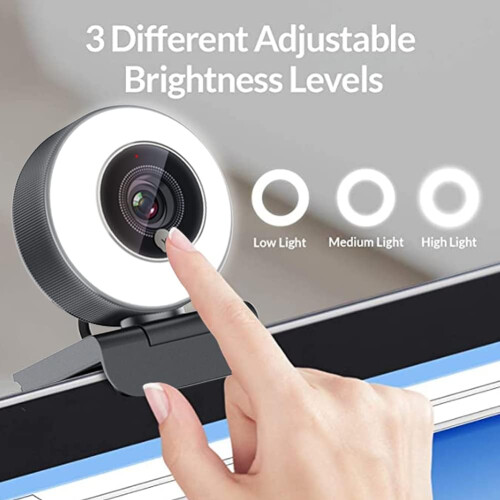 Κάμερα web UltraCam: Full Hd1080P, οριζόντια περιστροφή 360 μοιρών, διπλά μικρόφωνα ακύρωσης 1