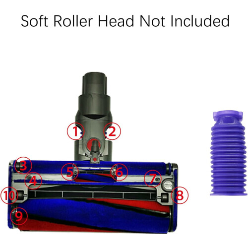 Εξαρτήματα ηλεκτρικής σκούπας για Dyson V6V7V8V10V11, Αποτελεσματικός καθαρισμός 2