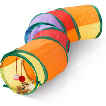 Jouets interactifs pour animaux de compagnie, en tissu polyester résistant aux déchirures : favorise l’activité physique des petits animaux