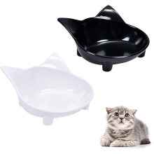 Katzennapf, Anti-Schnurrhaar-Ermüdungs-Näpfe für Katzen, 2er-Set, rutschfestes Design, BPA-frei, spülmaschinenfest, modernes Design für kleine