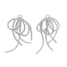 Boucle de chaussure Ă©lĂ©gante avec nĆud papillon, pince Ă -Blanc