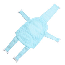 hellblauer Air-Mesh Baby-Badewannensitz-Sling Universal