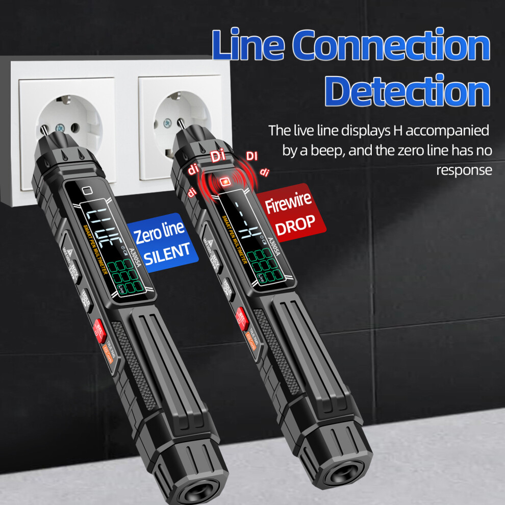 A3005a/B Digital Multimeter Pen Ac/Dc Voltage Resistance Ncv Tester 170Mm 8421369273638