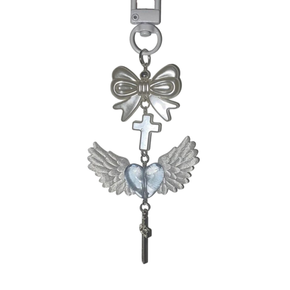 Acrylic Alloy Beaded Keychain Stylish Phone Pendant-Section 9 7732000826702