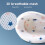 Baby Bath Seat Support Mesh, Slip-Proof, Detachable, White 8