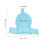 Baby Bathtub Support Net, Soft Mesh, Light Blue, 7.5x35x66cm 2