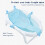 hellblauer Air-Mesh Baby-Badewannensitz-Sling Universal 6