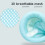 Baby Bathtub Support Net, Soft Mesh, Light Blue, 7.5x35x66cm 10