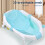 hellblauer Air-Mesh Baby-Badewannensitz-Sling Universal 4