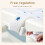 Baby Bath Seat Support Mesh, Slip-Proof, Detachable, White 5