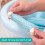 Baby Bathtub Support Net, Soft Mesh, Light Blue, 7.5x35x66cm 9