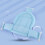 Baby Bathtub Support Net, Soft Mesh, Light Blue, 7.5x35x66cm 11