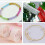 Lot de 5 cercles de fil à mémoire de forme, ensemble de 7