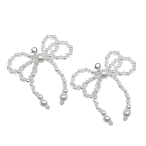 Porte-clés à la mode, pendentif avec nœud papillon-Type A