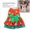 Dog Dress XL Christmas Tree Snowflake Pattern 4