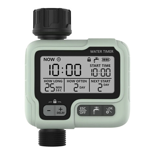 Automatic Watering System, Child Lock Programmable Water Timer, Three Modes for Lawns, Yard and Pool