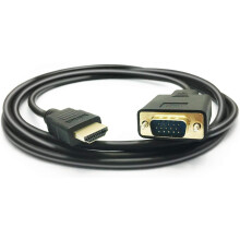 Kabel HDMI do VGA, pozłacane złącze zapewniające solidną jakość sygnału, aktywny adapter wideo do laptopów i komputerów stacjonarnych,