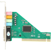 Améliorez le son de votre PC avec cette carte son professionnelle équipée d'un chipset CMI/HT8738 pour une sortie audio surround 4.1, une lecture