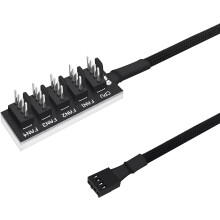 Efficiënte PWM-ventilatorsplitter, verbeterde moederbordcompatibiliteit voor flexibel gebruik, computerkoelventilatoren voor snelheidsregeling en
