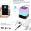 Ambient Nighttime Symphony, Πολυλειτουργικό Νυχτερινό Φως, Ηχείο Bluetooth, Ρυθμιζόμενο Θερμό Φως, 2
