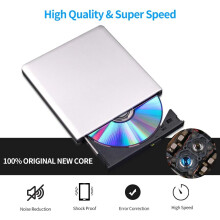 Magasan kompatibilis külső Blu-ray meghajtó, innovatív kettős interfész technológia a zökkenőmentes médiahozzáféréshez