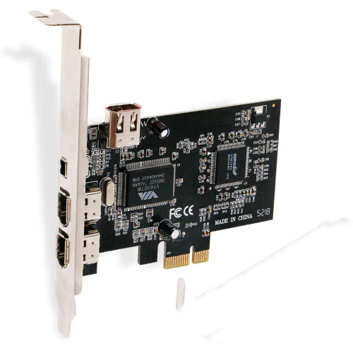 Κάρτα ελεγκτή FireWire για επιτραπέζιο υπολογιστή, υποστηρίζει βιντεοκάμερες DV,