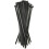 Abraçadeiras de nylon resistentes às intempéries, 35,5 cm (14 polegadas), para fixação segura de cabos e fios, pretas, fáceis de armazenar e 6