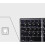 Fashionable Gift Idea for Phone Users, Sync Up to 3 Devices, Foldable Bluetooth Keyboard with Double Hinge Design, Quiet Typing Experience, Slim and 3