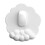 Cloud Mouse Pad Wrist Support, Memory Foam, 26.5x25x2cm, White 4
