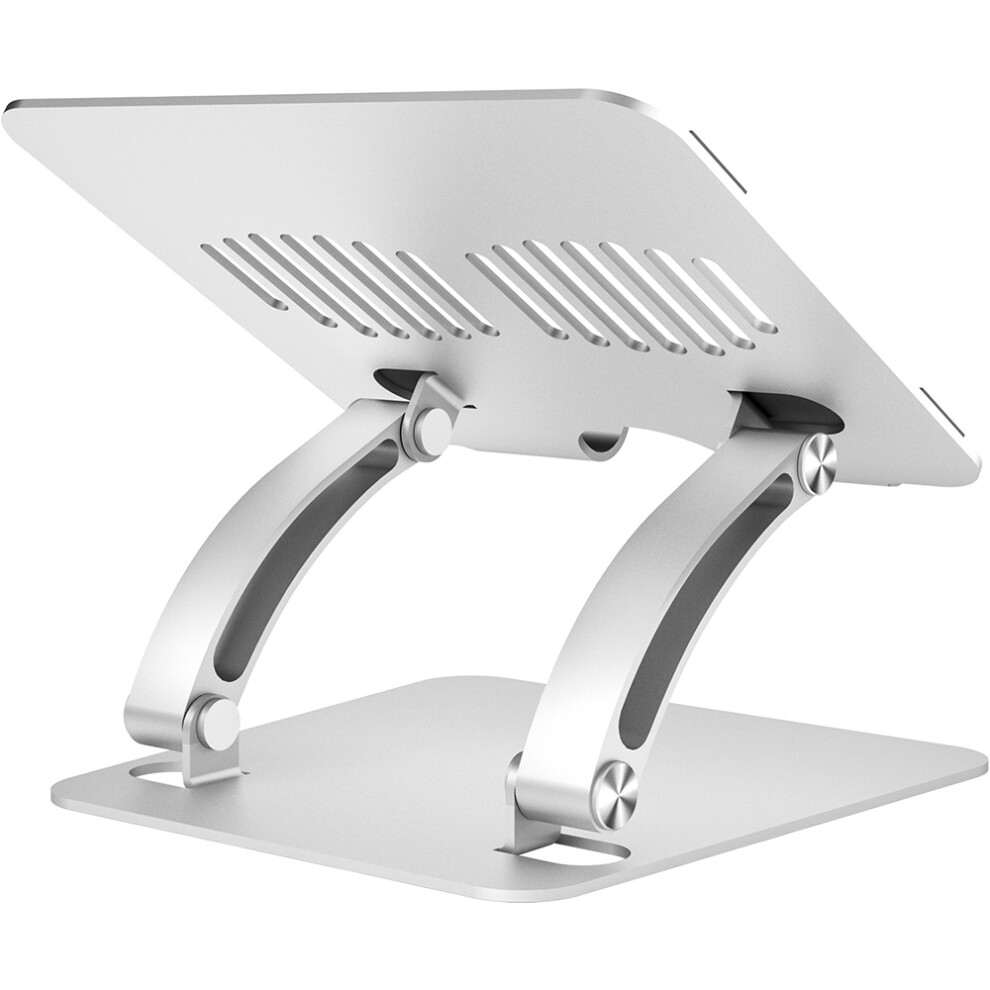 Adjustable Laptop Companion, Dual Foldable Aluminum With Heat-Vent For Enhanced Cooling And Ergonomic Notebook Holder For Optimal Posture 9405630154252