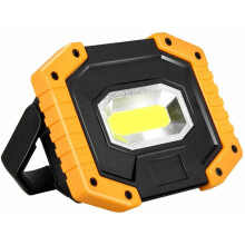 Battery Operated Rechargeable Led Work Light, Ultra Bright CoB 30W 2000Lm With Power Bank Function, Portable Waterproof Adjustable Stand For Garage