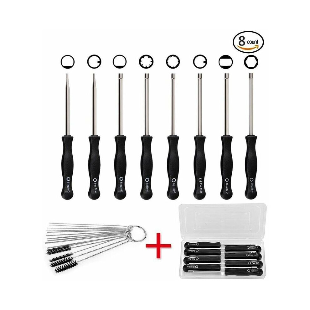 Adjustable Mixture Settings Tool For Corrosion Resistant Finish Carburetor Adjustment Tool, Ergonomic Grip Handle With Tool Carrying Bag High Density 9128293036856