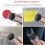 Safety Cap Razor Scraper, Ergonomic Design Handle for Comfortable Grip Reduces Hand Fatigue During Extended Use 3
