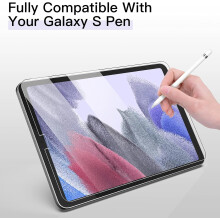 Cosantóir Scáileáin Gloine Tempered do 2021 Galaxy Tab A7Lite, Cruas 9H Ardghléine Ultra Glan, Suiteáil Frith-Scratch & Saor ó Bholgáin 2