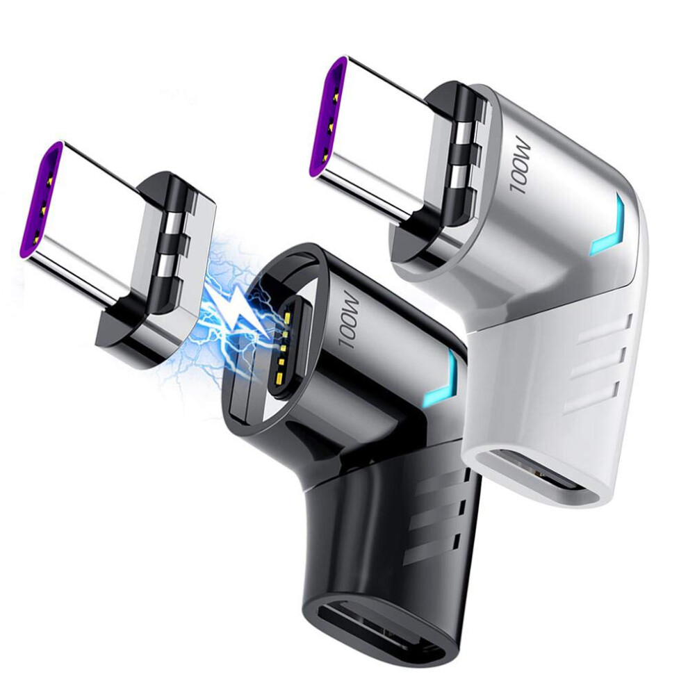 90 Degree Usb C Magnetic Adapter, Offering 140W Fast Charging And Safety And Reliability For Your Devices, Ensuring Quick And Efficient Power Delivery 9128293652872