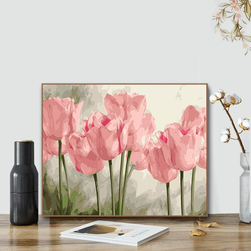 Κιτ 5D Diamond Art για εμπλουτισμό της ζωής, Diy Craft Ενηλίκων Λουλούδι Διαμάντι Ζωγραφική 1