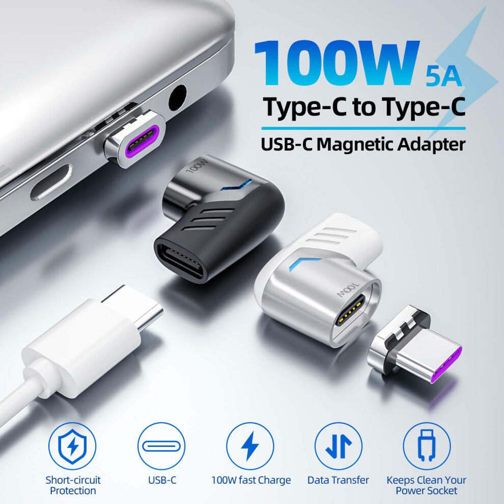 Magnetic Usb C Adapter, Supports 40Gbps Data Transfer And 8K Video Display For Multiple Type C Devices, Ensuring A Secure And Reliable Connection 9169997073716