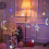 Luminárias pendentes mágicas em formato de estrela e lua, luzes de Natal multicoloridas com comprimento extensível, 8 modos com controle remoto, 5