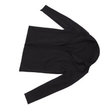Damen schwarze offene Front-Businessjacke, Größe L, Polyester