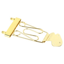 Originale in inglese: Zinc Alloy 6-String Electric Bass Bridge Tailpiece Replacement Gold
Traduzione italiana: Piastra di supporto