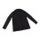 Damen schwarze offene Front-Businessjacke, Größe L, Polyester 15
