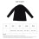 Damen schwarze offene Front-Businessjacke, Größe L, Polyester 2