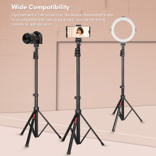 MC1192 Mini Tripod Stand 17.6lbs Load 5-Level Height Ball Head