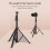 MC1192 Mini Tripod Stand 17.6lbs Load 5-Level Height Ball Head 6